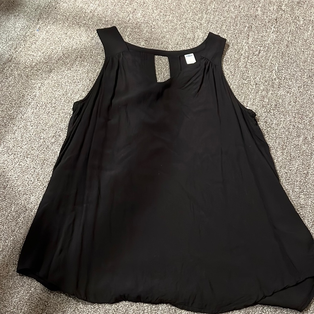 Old Navy, black tank top